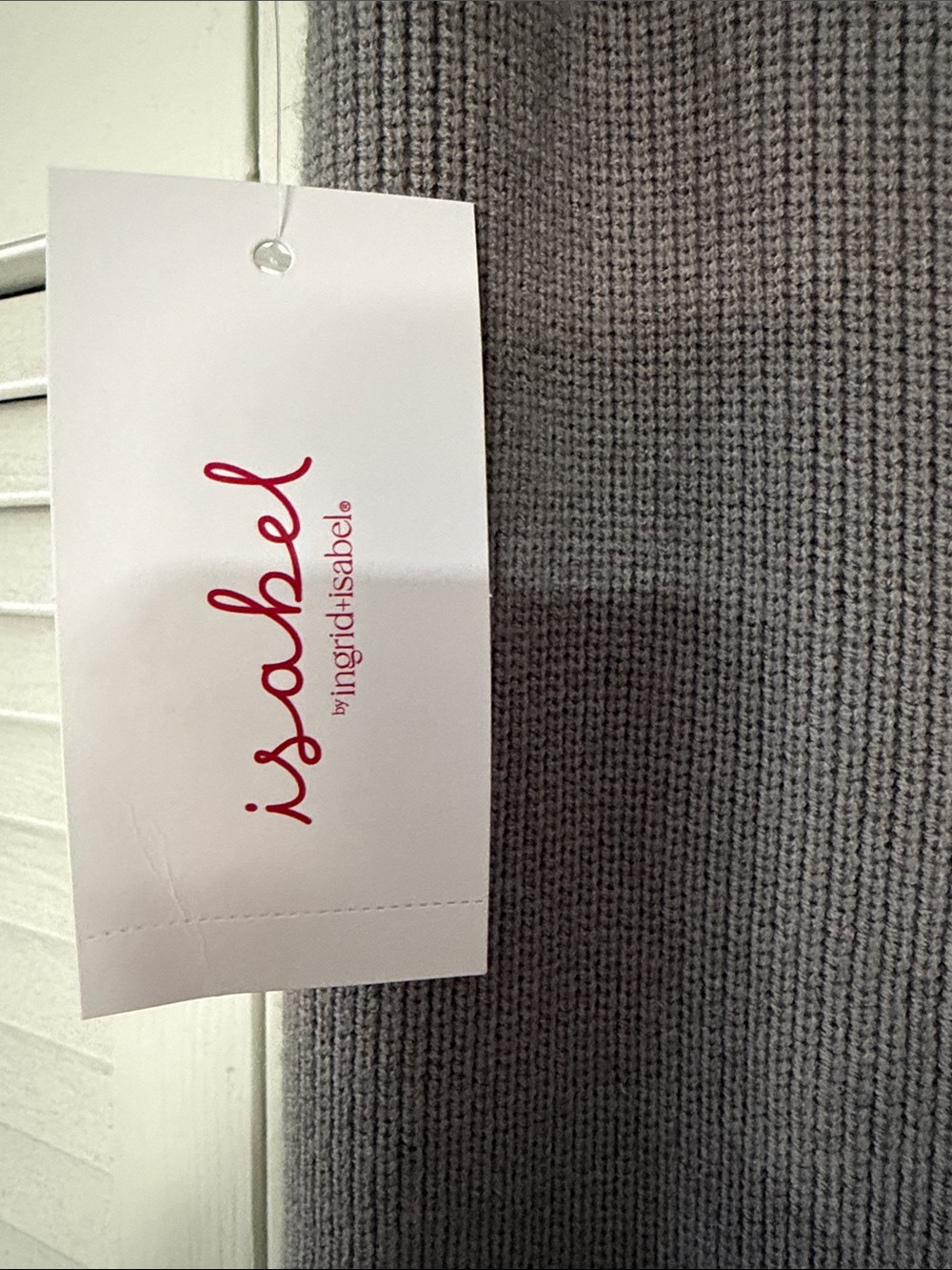 Isabel Maternity by Ingrid & Isabel Taupe Gray Wide-Leg Knit Maternity Pants - Picture 3 of 4